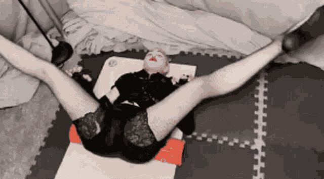 Madonna Leg GIF