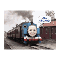 Maegan Hall Choo Choo Sticker