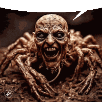 Maggot Spider Sticker