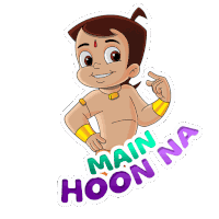 Main Hoon Na Chhota Bheem Sticker
