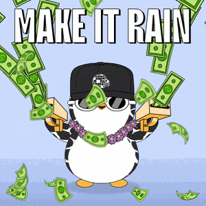 Make It Rain Dollars GIF