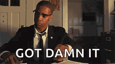 Malcolm X Angry GIF