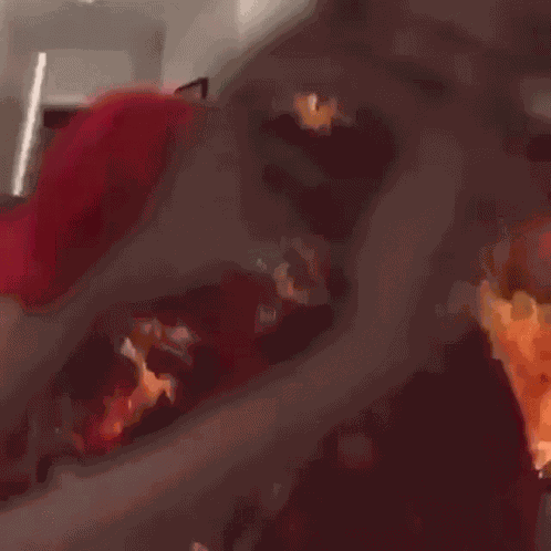 Man Being Burned Edit GIF