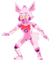 Mangle Fnaf Sticker