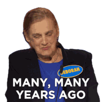 Many Many Years Ago Deborah Sticker