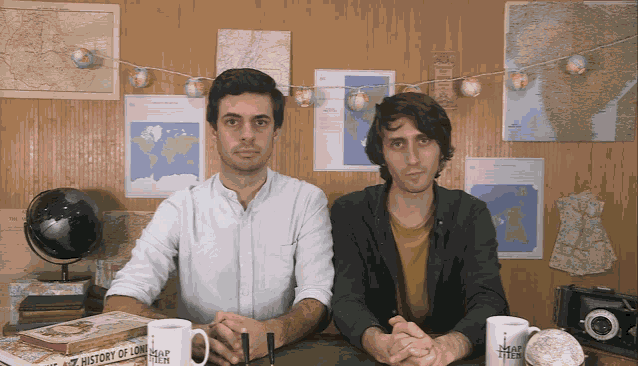 Map Men High Five GIF