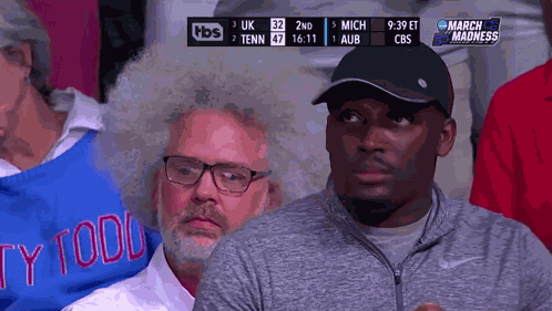 March Madness Big Hair March Madness Afro GIF
