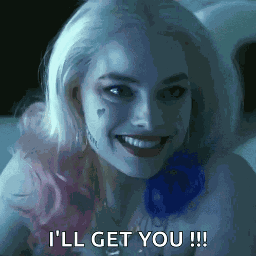 Margot Robbie Bite Me GIF