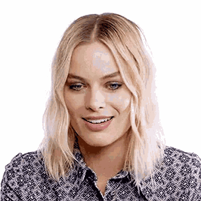 Margot Robbie Smiles GIF