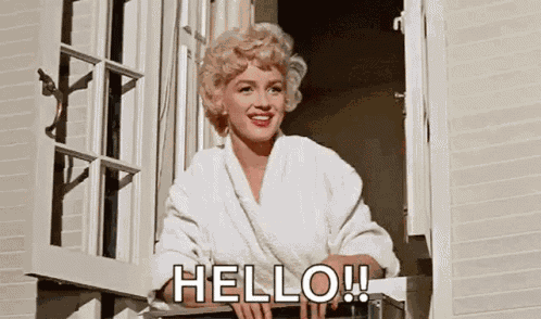 Marilyn Monroe Good Morning GIF