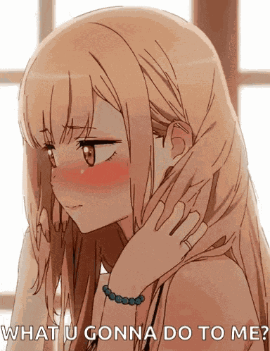 Marin Kitagawa Blush GIF