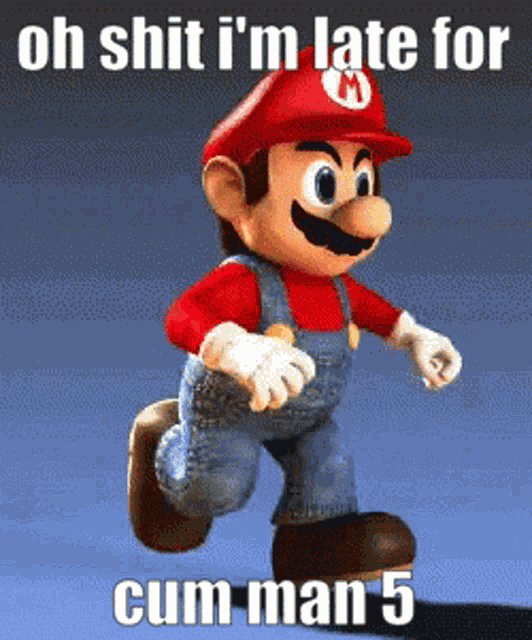 Mario Cum GIF