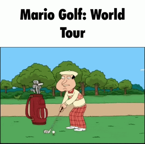 Mario Golf World Tour Nintendo GIF