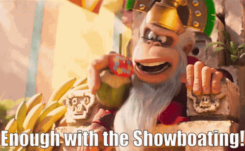 Mario Movie Enough With The Showboating GIF