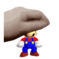Mario Patting Sticker