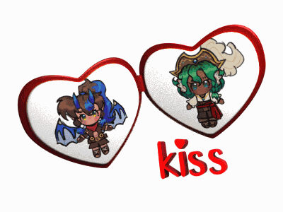 Mariyana Uyida X Phylia Mourneng Kiss GIF