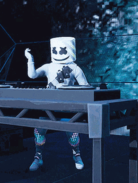 Marshmello Fortnite GIF
