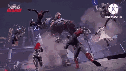 Marvel Future Revolution Kingtron GIF