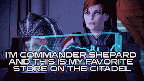 Mass Effect Commander Shepard GIF