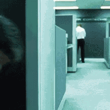 Matrix Leaves GIF