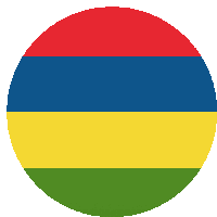 Mauritius Flags Sticker