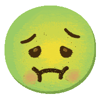 May Sakit Not Feeling Well Sticker