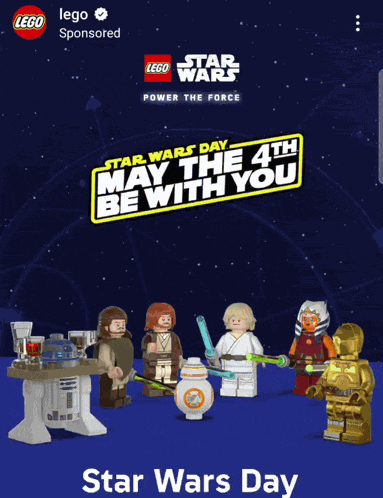 May The 4th Be With You Lego GIF
