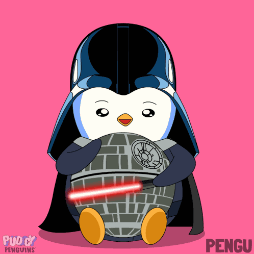 May The Fourth Be With You Penguin GIF