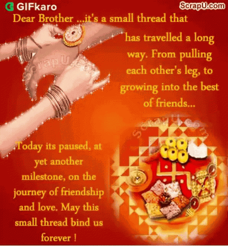 May This Small Thread Bind Us Forever Gifkaro GIF