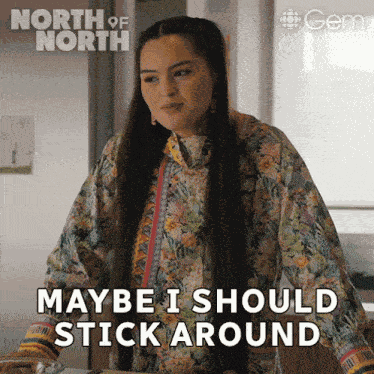 Maybe I Should Stick Around A Bit Longer Siaja GIF