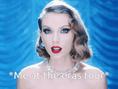 Me At The Eras Tour Taylor Swift GIF