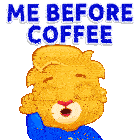 Me Before Coffee I Need Coffee Sticker