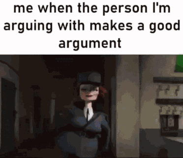 Me When The Person I'M Arguing With Makes A Good Argument Madagascar GIF