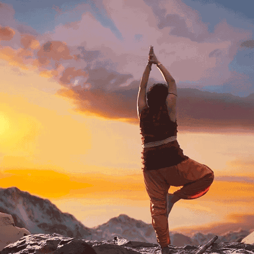 Meditating Bheem GIF