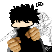 Megumi Mahoraga Sticker