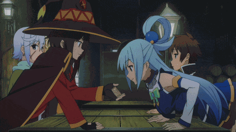 Megumin Aqua GIF