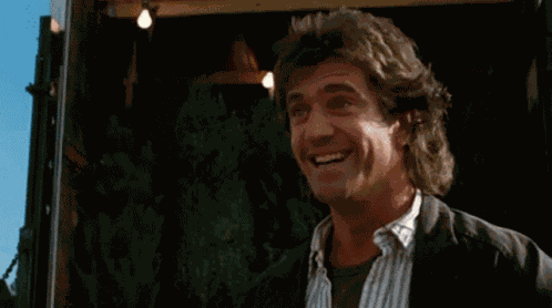 Mel Gibson Lethal Weapon GIF