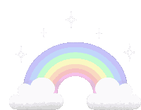 Melancholy Mondays Rainbow Sticker