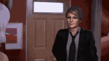 Melania Trump Morphin GIF
