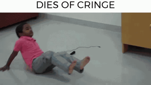 Meme Dies Of Cringe GIF