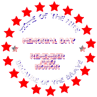 Memorial Day Holiday Sticker