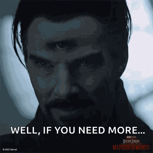 Menacing Dr Stephen Strange GIF