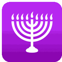 Menorah Symbols Sticker