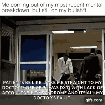 Mental Breakdown Cat On Wheelchair GIF