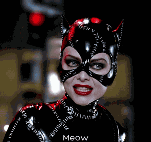 Meow Catwoman GIF