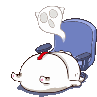 Meowbeo Bored Sticker