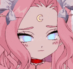 Meowmoonified Pink Hair GIF