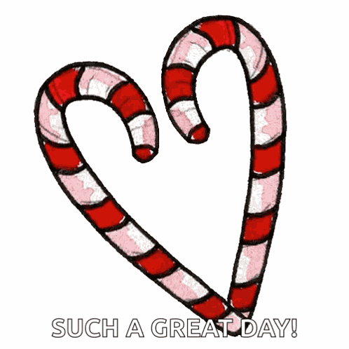 Merry Christmas Candy Cane GIF