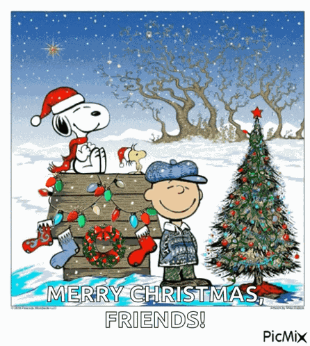 Merry Christmas Charlie Brown GIF