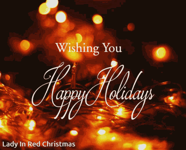 Merry Christmas Christmas Lights GIF